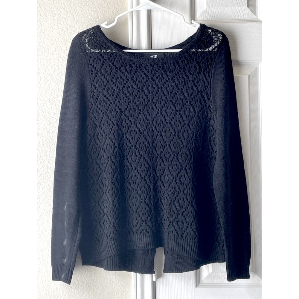 2/$12 AGB NWOT Knit Sweater - Black